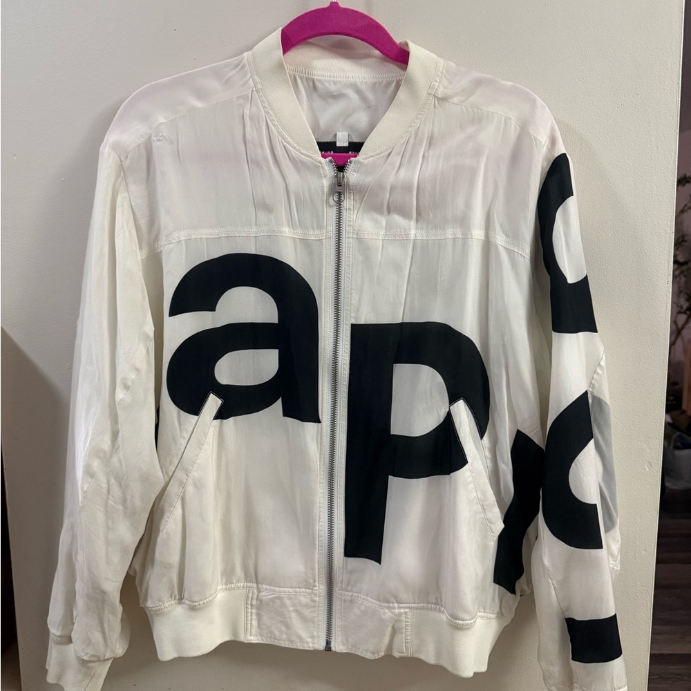 Proenza Schouler White Label Graphic Print Bomber Jacket